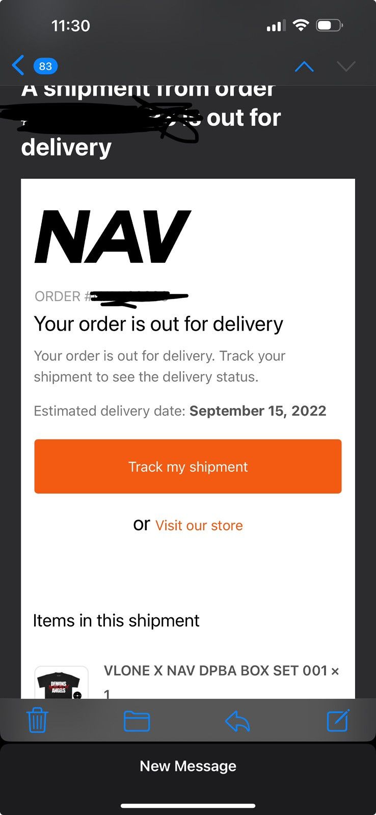 NAV × Vlone VLONE nav demons protected by angels shirt Box set Size US XL / EU 56 / 4 - 3 Thumbnail
