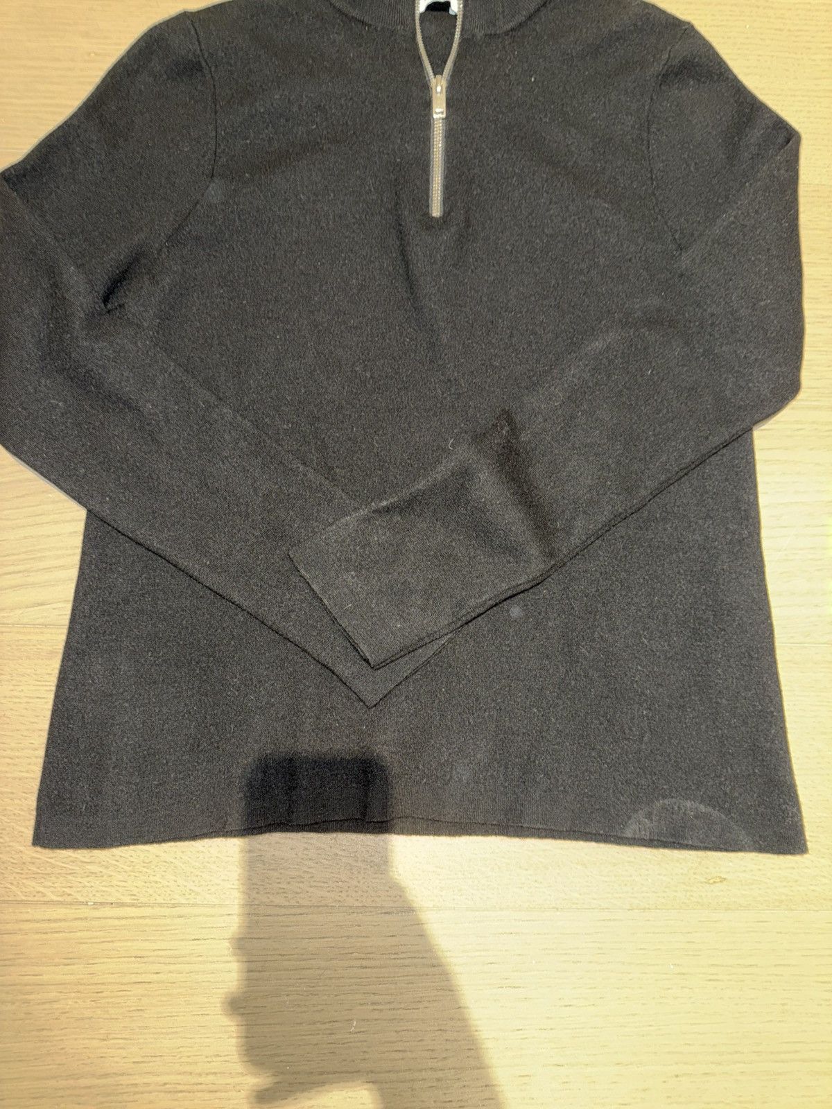 Sandro Black Sandro Quarter Zip Size US XS / EU 42 / 0 - 4 Thumbnail