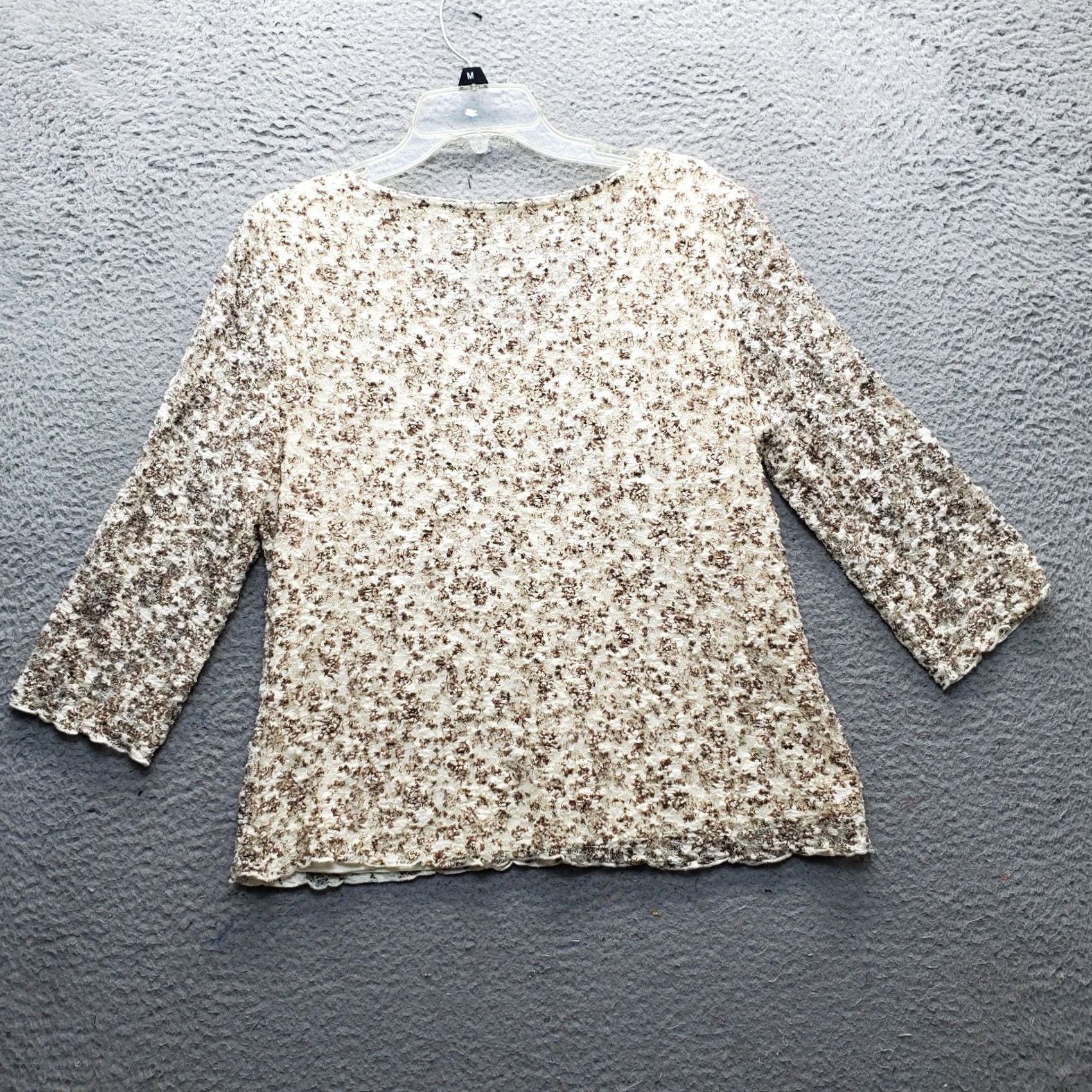 Coldwater Creek Coldwater Creek Blouse Womens L Multicolor Lace Floral Long Sleeve Pullover Shirt Size L / US 10 / IT 46 - 2 Thumbnail