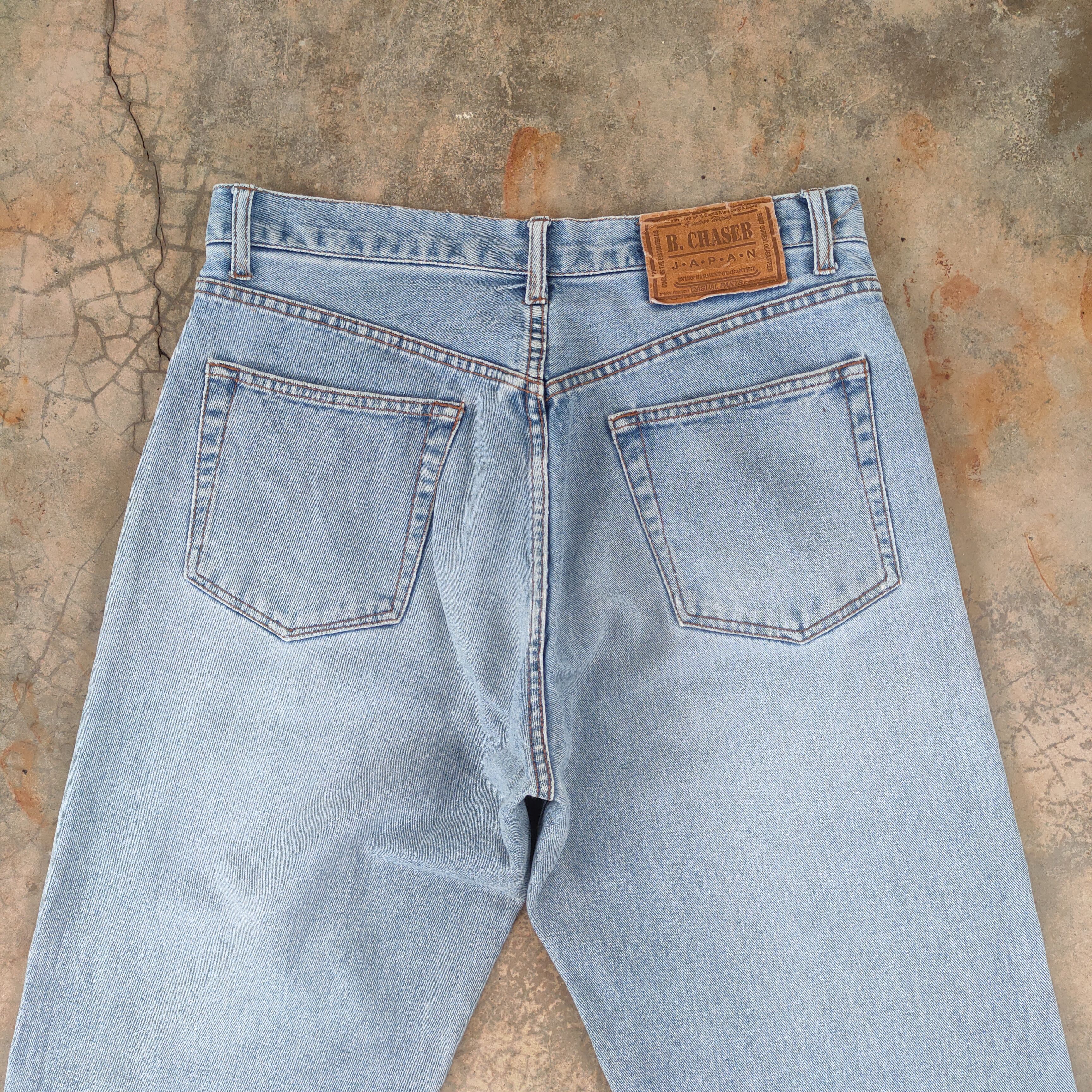 Japanese Brand × Jean × Vintage W32 VINTAGE JAPANESE FADED DISTRESSED RIPPED JEAN PANTS Size US 32 / EU 48 - 9 Thumbnail