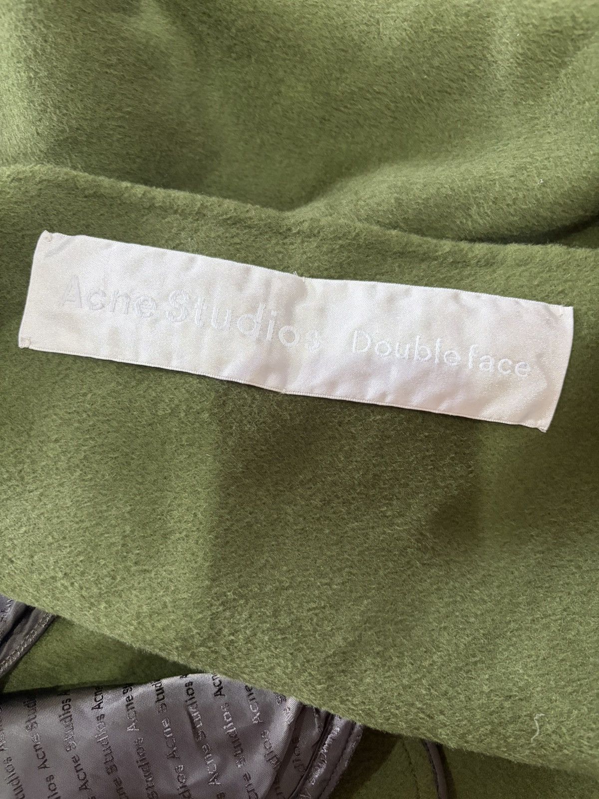Acne Studios ACNE STUDIOS CHAD COAT CASHMERE OVERCOAT MEDIUM SZ 50 GREEN Size US M / EU 48-50 / 2 - 4 Thumbnail