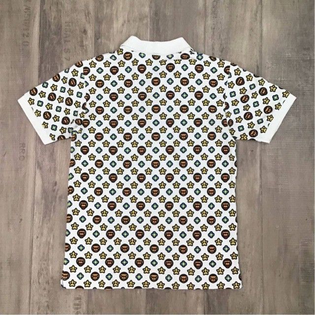 Bape BAPE STA Milo Monogram Polo Shirt a bathing ape star NIGO Size US S / EU 44-46 / 1 - 3 Thumbnail