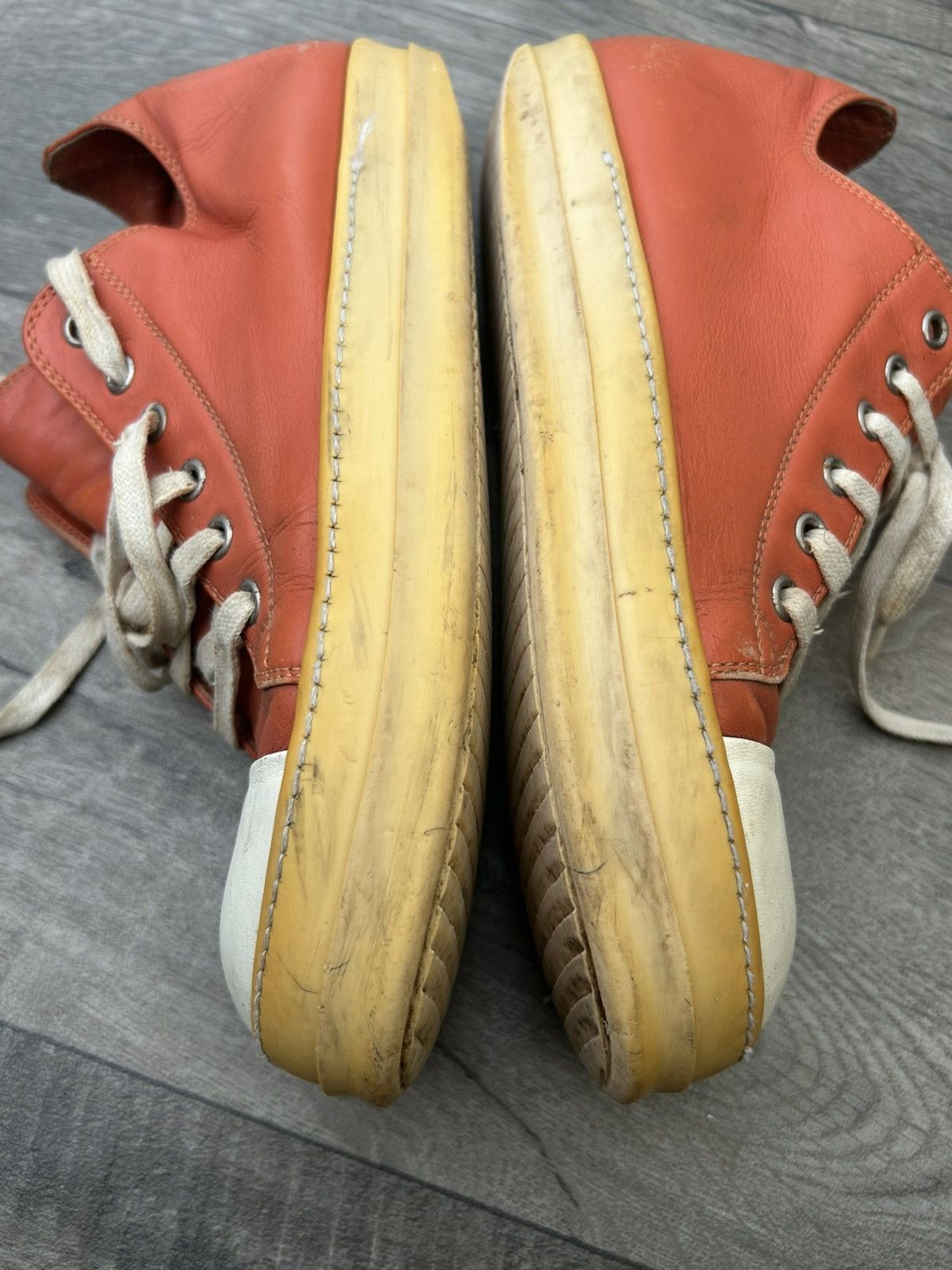 Rick Owens Rick Owens Mainline Ramones Low-Top Sneakers Size US 7 / EU 40 - 13 Thumbnail