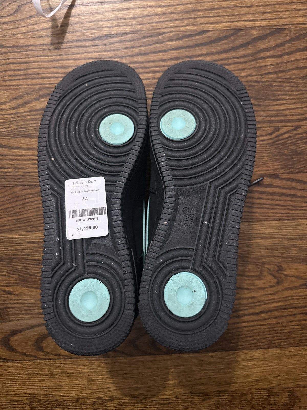 Nike × Tiffany & Co. Tiffany & Co. x Nike Air Force 1 Low '1837' Size US 8.5 / EU 41-42 - 8 Thumbnail