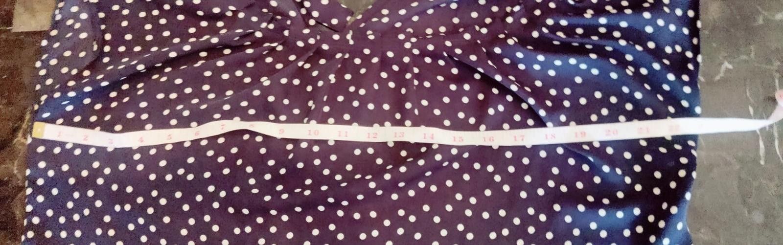 Other LC Lauren Conrad Womens Top Navy Blue White Polka Dot Tie B Size M / US 6-8 / IT 42-44 - 10 Thumbnail