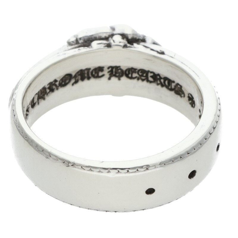 Chrome Hearts Chrome Hearts Belted CH Logo Silver Ring Size ONE SIZE - 2 Thumbnail