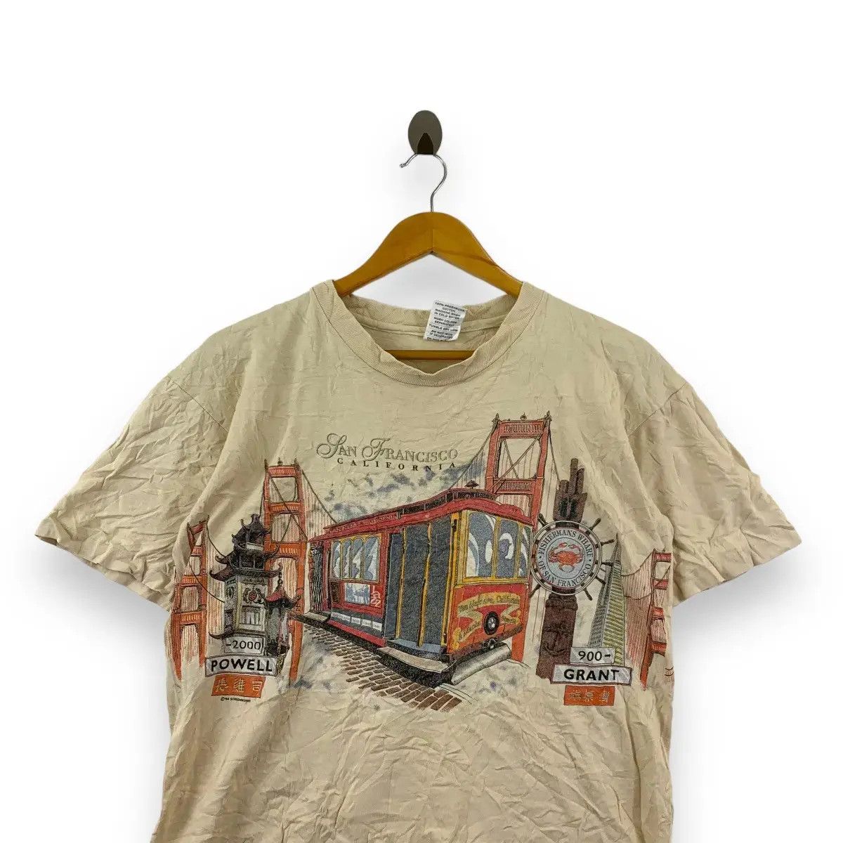Vintage Vintage 1994 POWELL STREET CALIFORNIA San Francisco Size US M / EU 48-50 / 2 - 2 Thumbnail