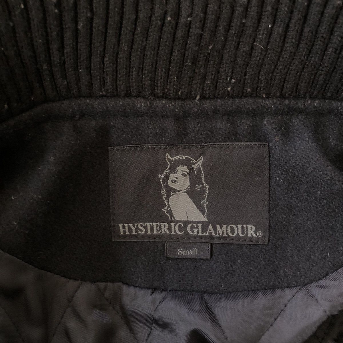 Hysteric Glamour HYSTERIC GLAMOUR Rare Leather Sleeve Varsity Jacket Size US S / EU 44-46 / 1 - 10 Thumbnail