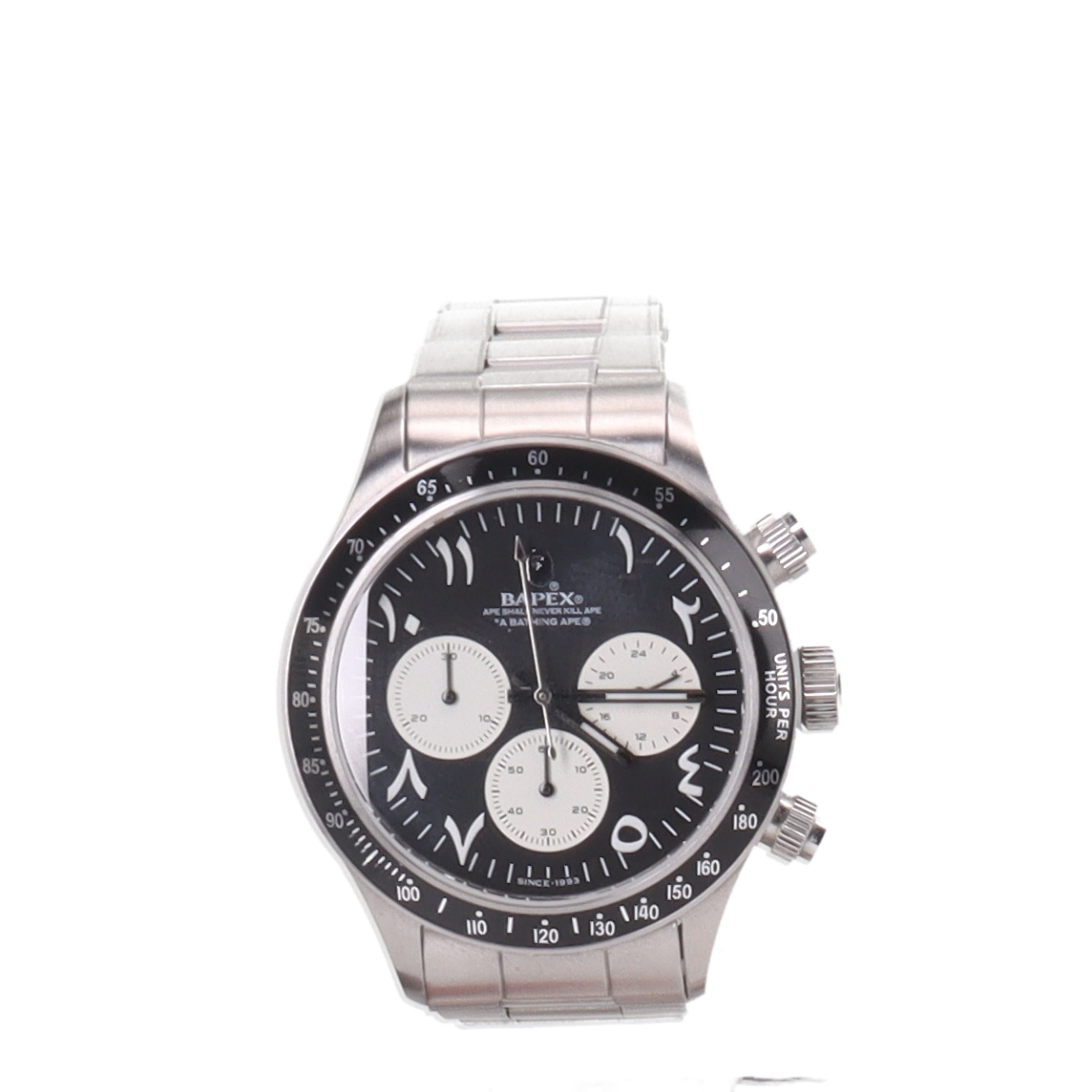Bape A Bathing Ape BAPEX Type 4 Arabic Dial Watch Size ONE SIZE - 1 Thumbnail