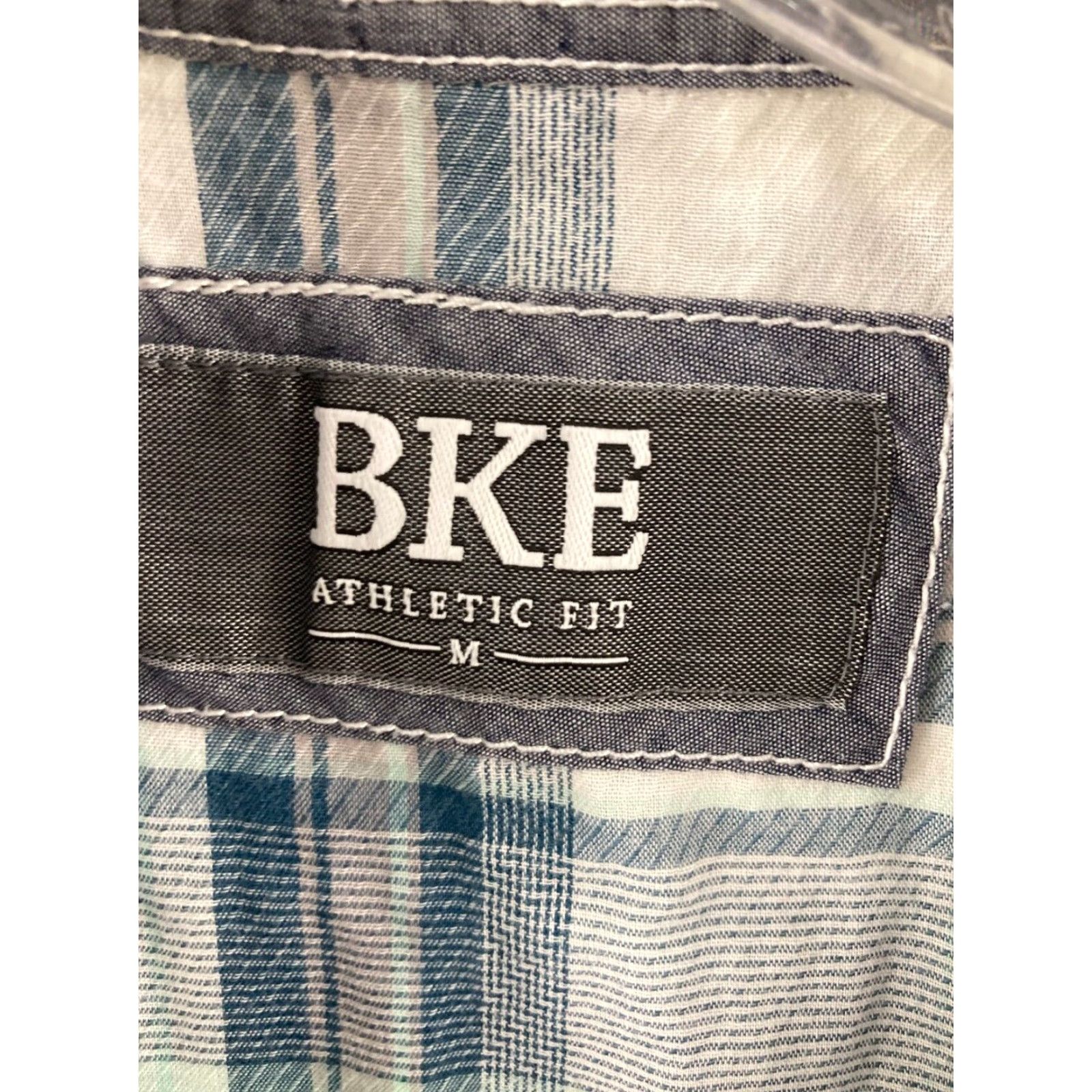 Vintage BKE Shirt Mens Medium Plaid Long Sleeve Athletic Fit Button Up Western Size US M / EU 48-50 / 2 - 7 Thumbnail