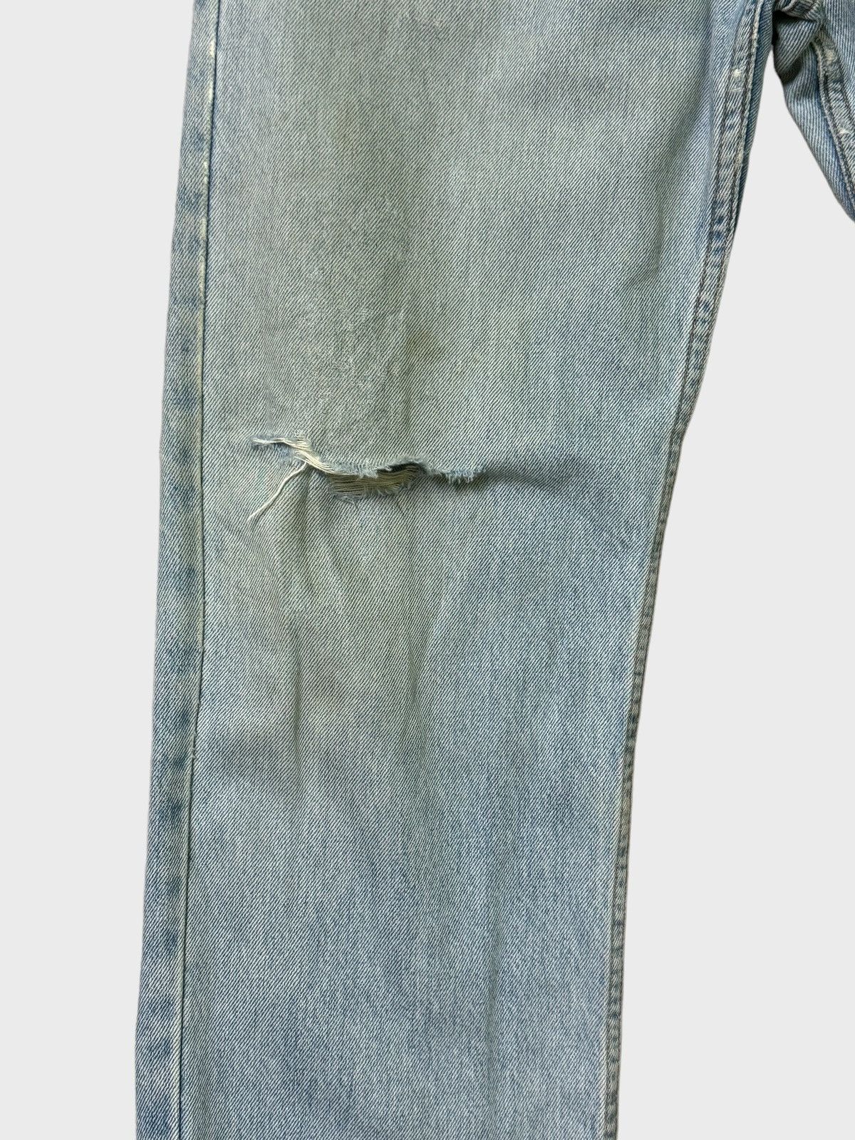 Levi's × Vintage Vintage Levi's 507 Blue Orange Tab Distressed Alter Denims Size US 31 - 9 Thumbnail