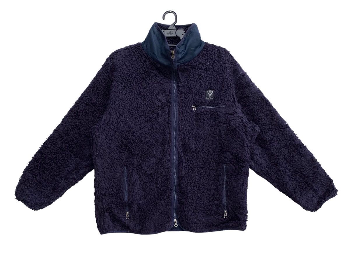 Nepenthes × South2 West8 By Nepenthes South2 West8 navy fleece jacket Size US XS / EU 42 / 0 - 1 Thumbnail