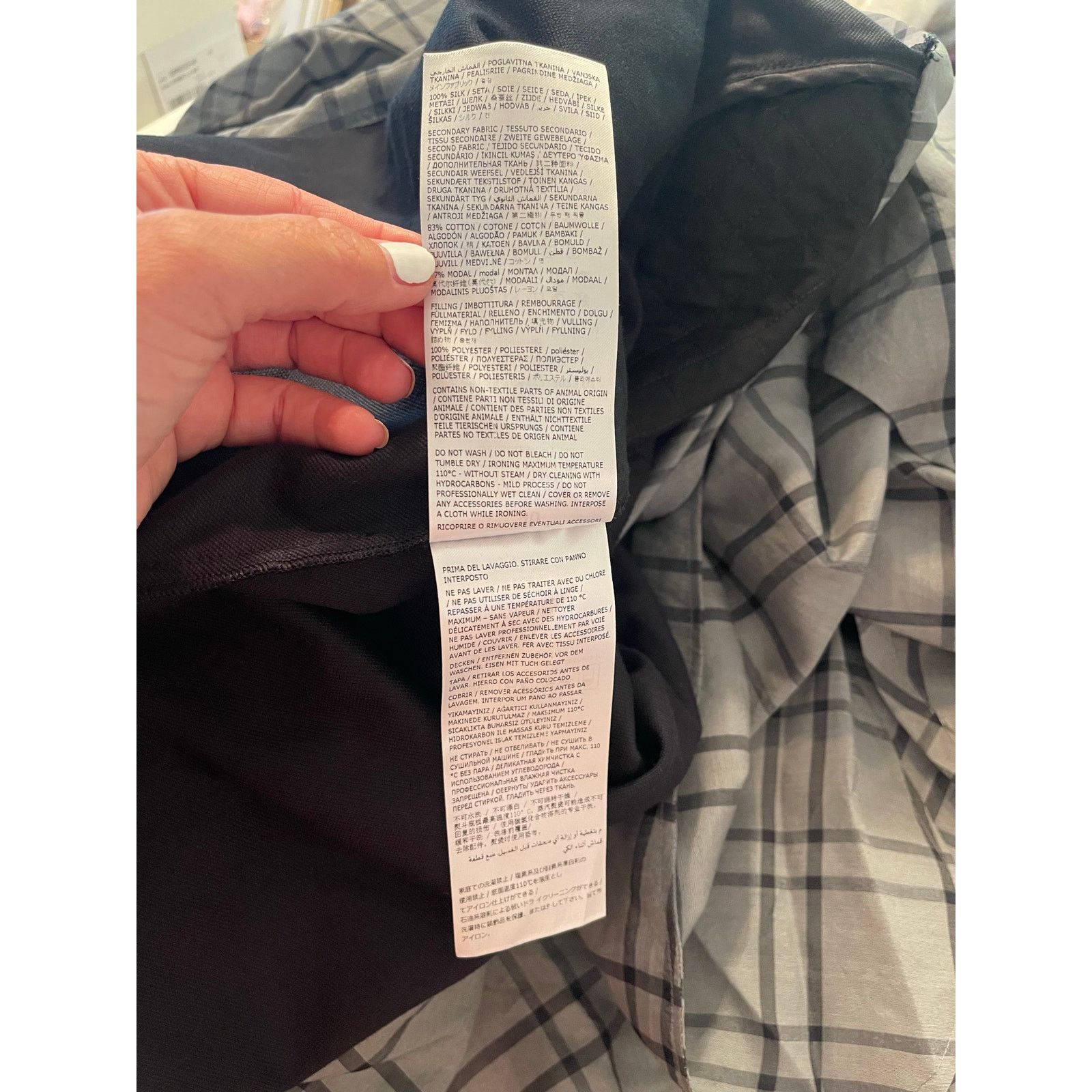 Maison Margiela Maison Margiela Plaid/Velvet Midi Dress, Size 40 NWT Size S / US 4 / IT 40 - 16 Thumbnail