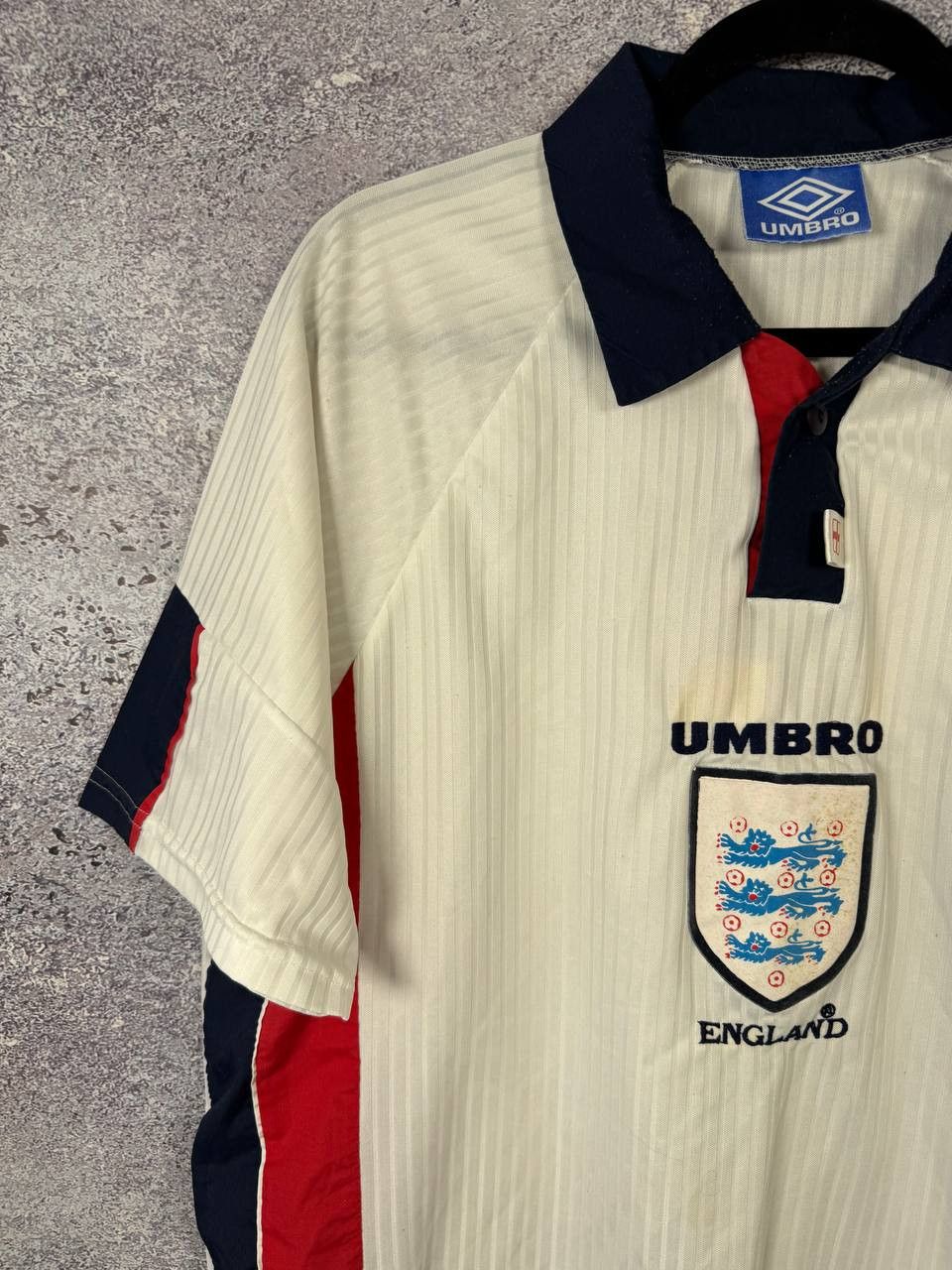 Vintage 90's England National Team 1998 Fan Soccer Jersey XL Size US XL / EU 56 / 4 - 3 Thumbnail