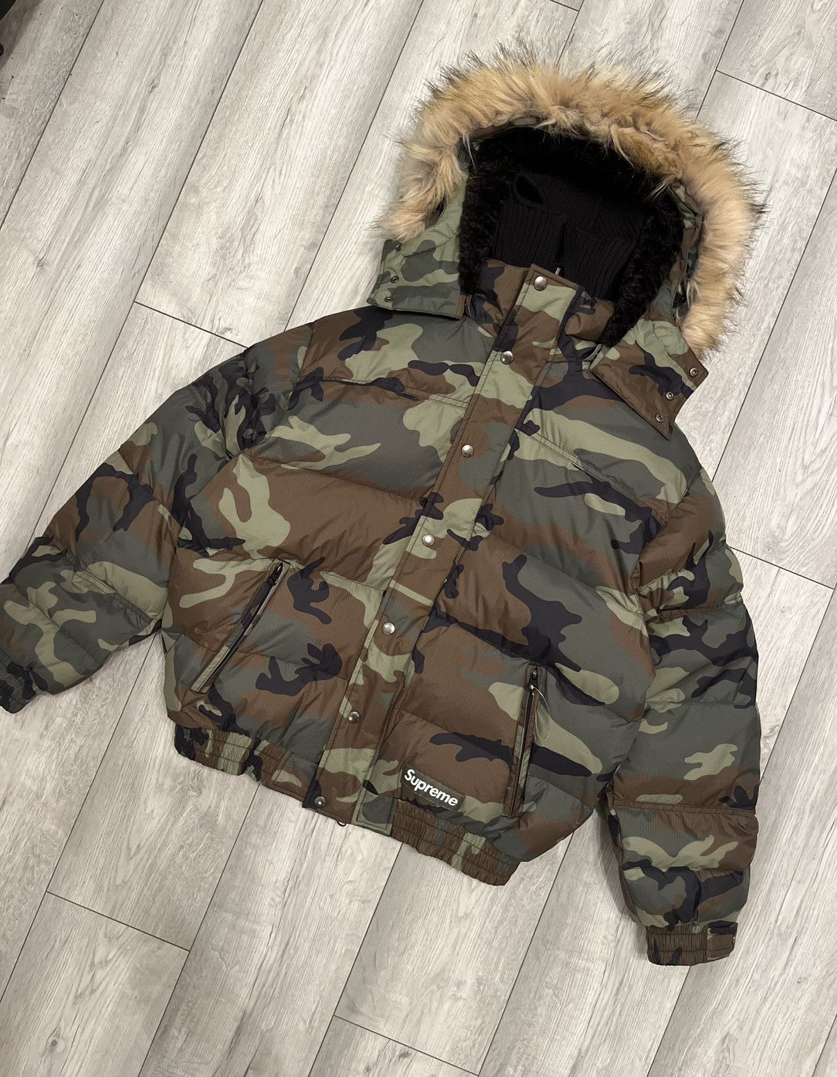 Supreme Supreme FW25 Face Mask 700 Fill Down Puffer Jacket Camo Size US M / EU 48-50 / 2 - 3 Thumbnail