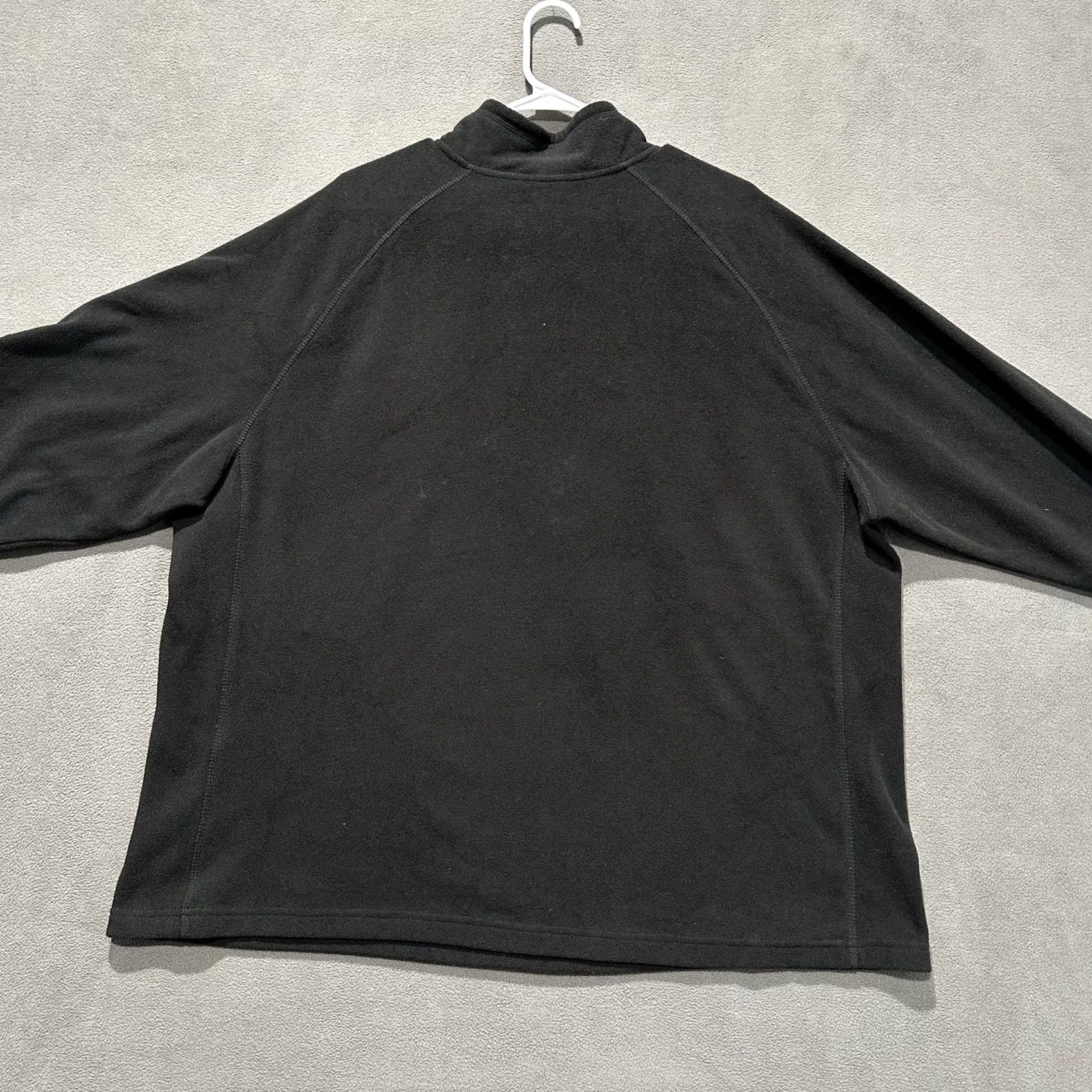 Starter VINTAGE Starter Jacket Mens 2XL Black Quarter Zip Pullover Fleece Midweight 90s GUC Size US XXL / EU 58 / 5 - 2 Thumbnail