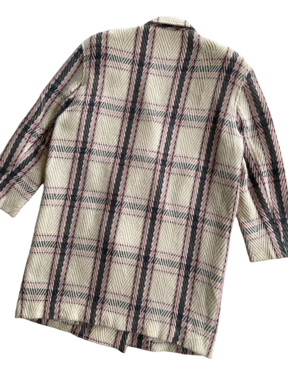 Courreges Courreges Paris Wool Checked Baggy Coat Size XL / US 12-14 / IT 48-50 - 6 Thumbnail