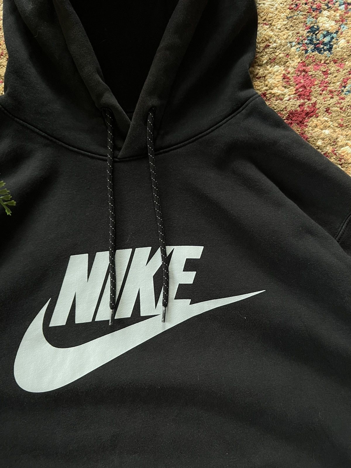 Nike × Vintage 💣 90’s NIKE RETRO BIG SWOOSH LOGO Y2K HOODIE Size US M / EU 48-50 / 2 - 2 Thumbnail