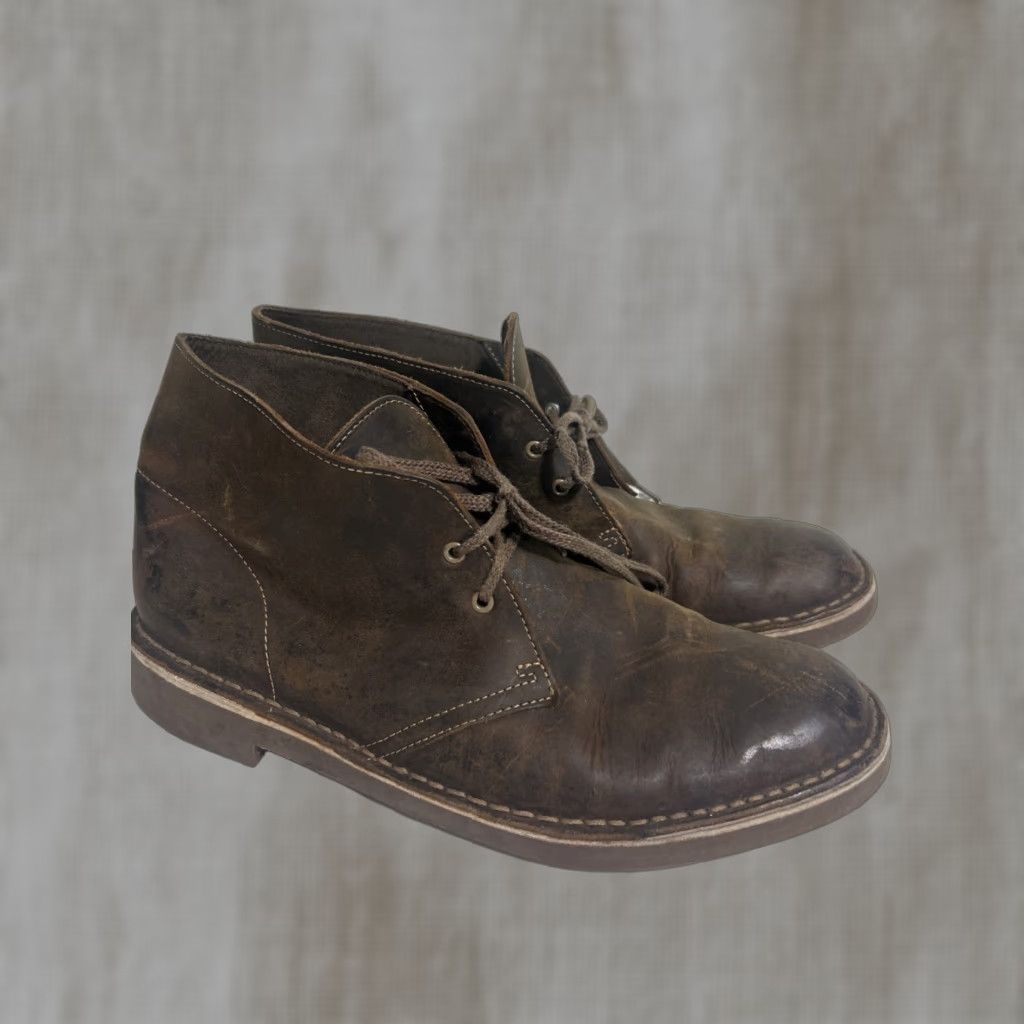 Clarks Clarks Desert Boot Men’s Brown Leather Mid Top Casual Fashion Boots Size 10 Brown Leather Desert Boot Mens 10 Shoes Size US M / EU 48-50 / 2 - 1 Thumbnail