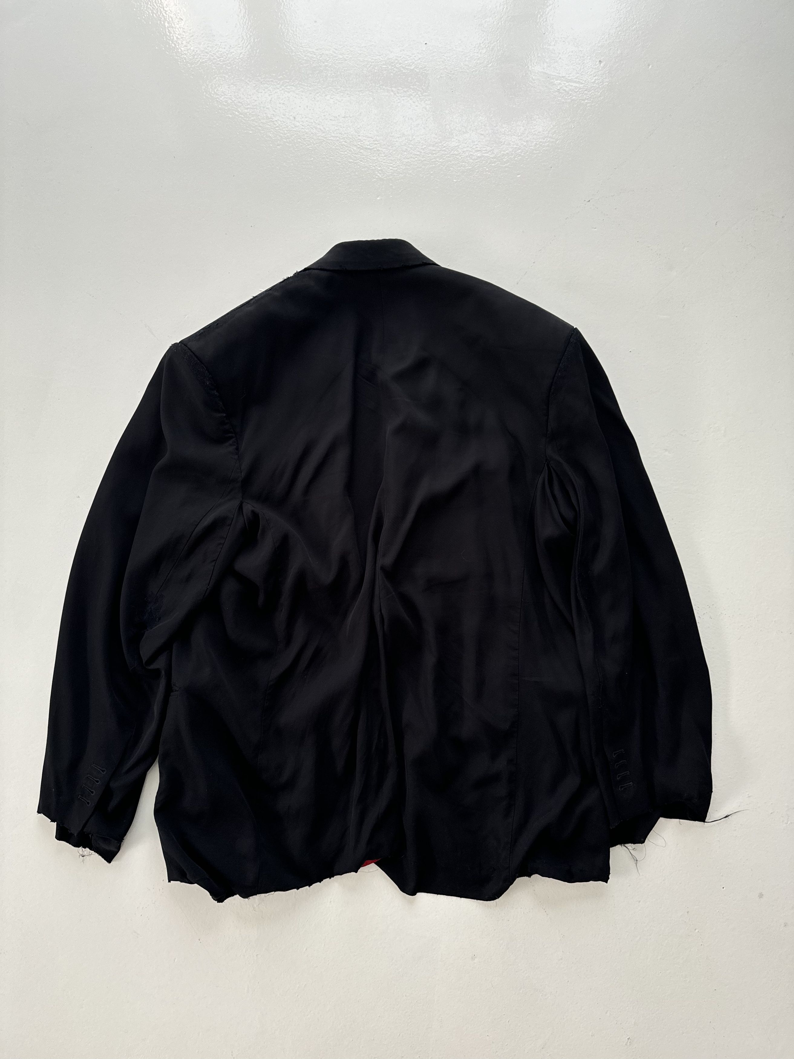 Balenciaga Balenciaga silk tuxedo ripped blazer Size 54L - 8 Thumbnail