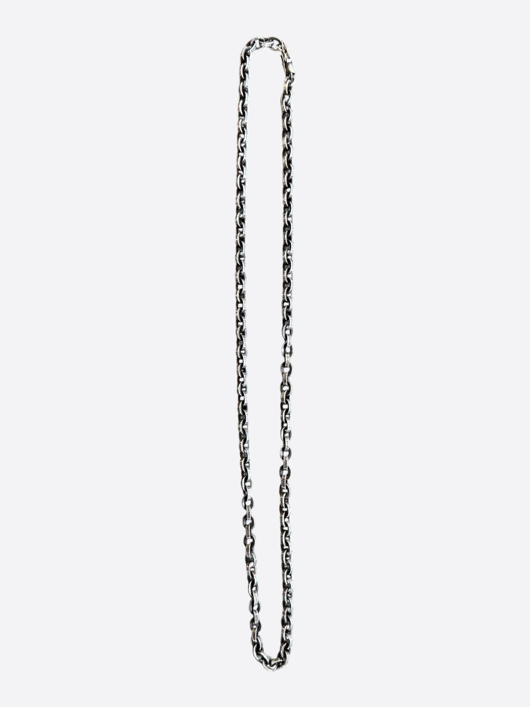 Chrome Hearts Chrome Hearts Silver Paperchain Necklace Size ONE SIZE - 1 Thumbnail