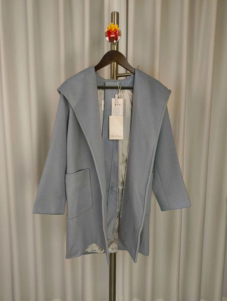 Max Mara Max Mara Blue Camel Hair Coat Size S / US 4 / IT 40 - 1 Thumbnail