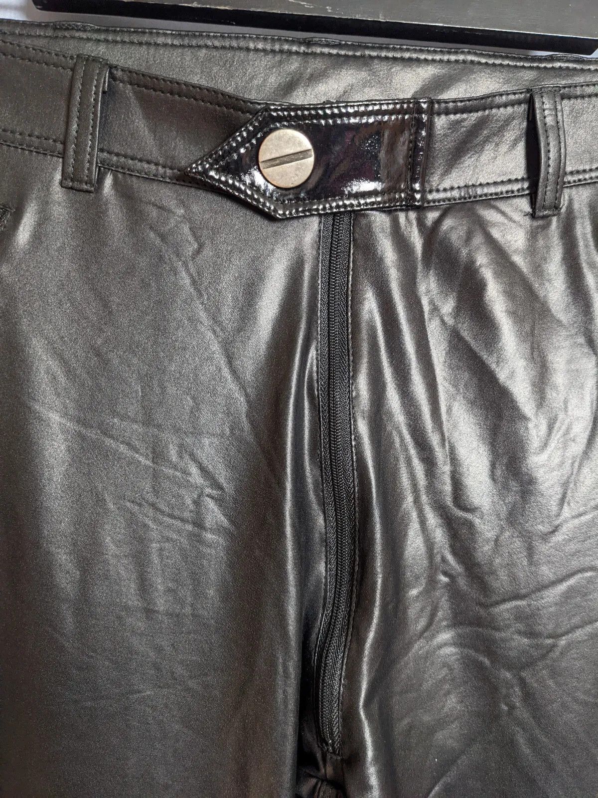 Designer Patrice Catanzaro Vinyl Pants Size US 29 - 8 Thumbnail