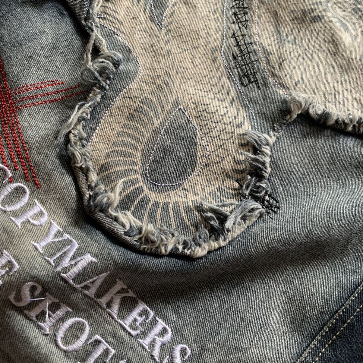Dogtown DogTown Black Dragon Denim Jacket Size US XL / EU 56 / 4 - 12 Thumbnail