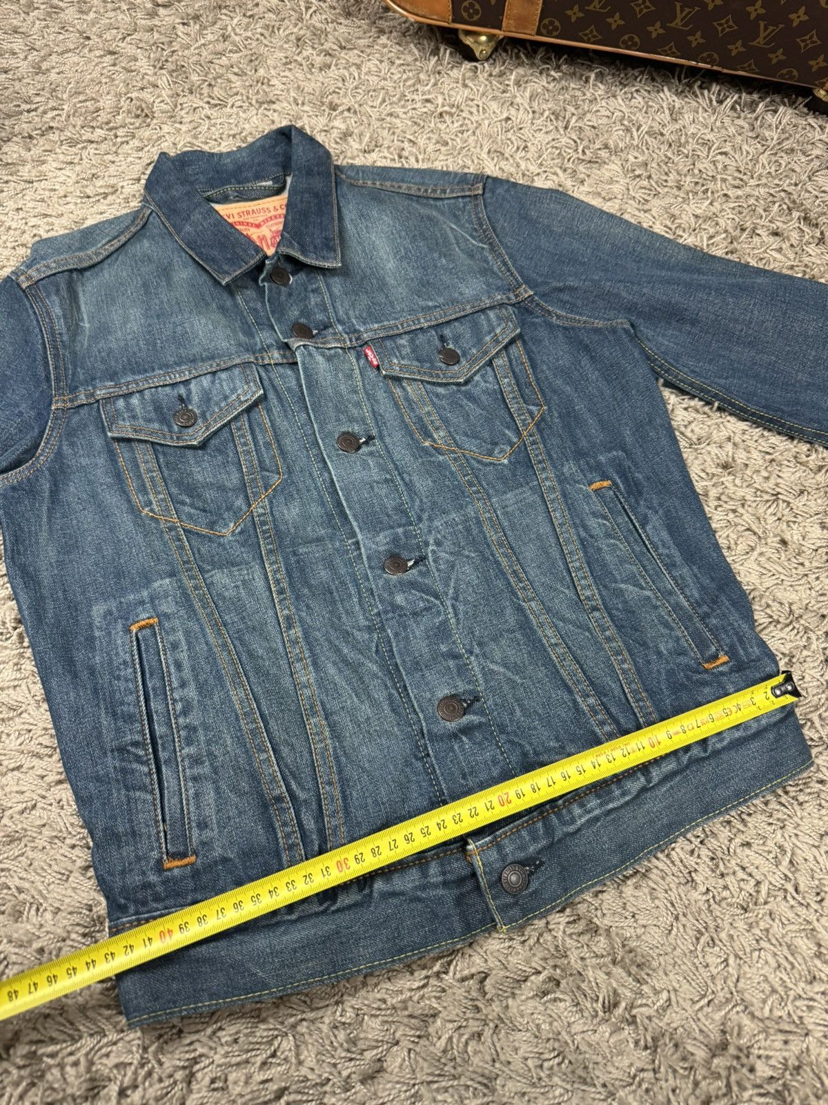 Vintage Denim jacket blazer Levis 00s original casual item Size S / US 4 / IT 40 - 8 Thumbnail