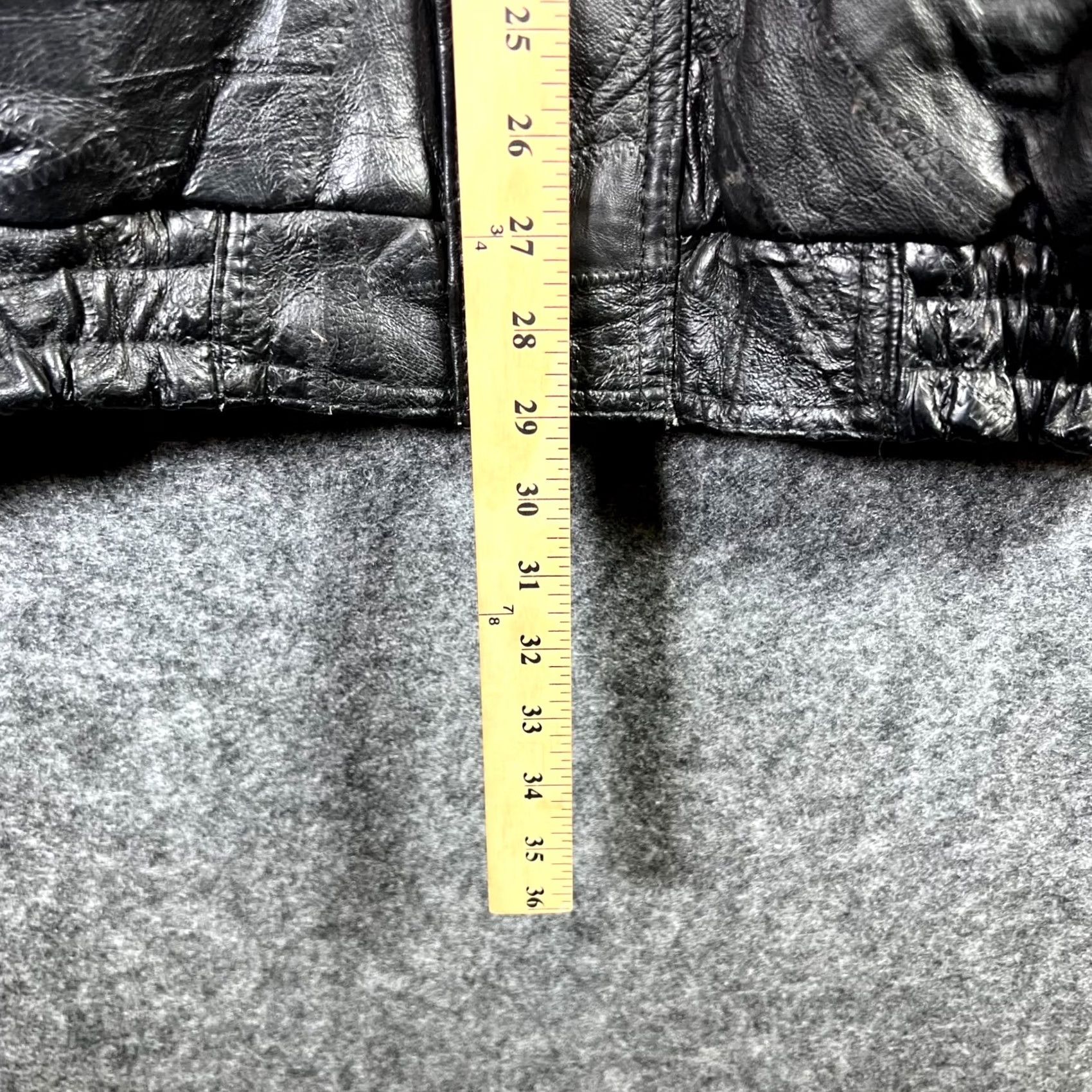 Vintage Vintage Leather Jacket Mens Large Black Patchwork Grunge 90s Moto Biker Size US L / EU 52-54 / 3 - 7 Thumbnail