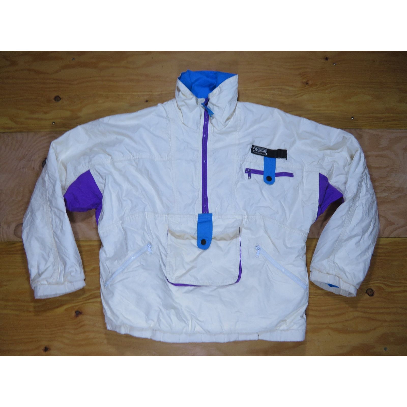 Jansport 90s Jansport Expedition Windbreaker White Jacket Womens Sz M Size M / US 6-8 / IT 42-44 - 1 Thumbnail