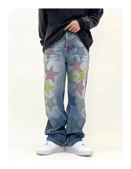 VIBE outdoor fade baggy pattern pants Size US 30 / EU 46 - 3 Thumbnail