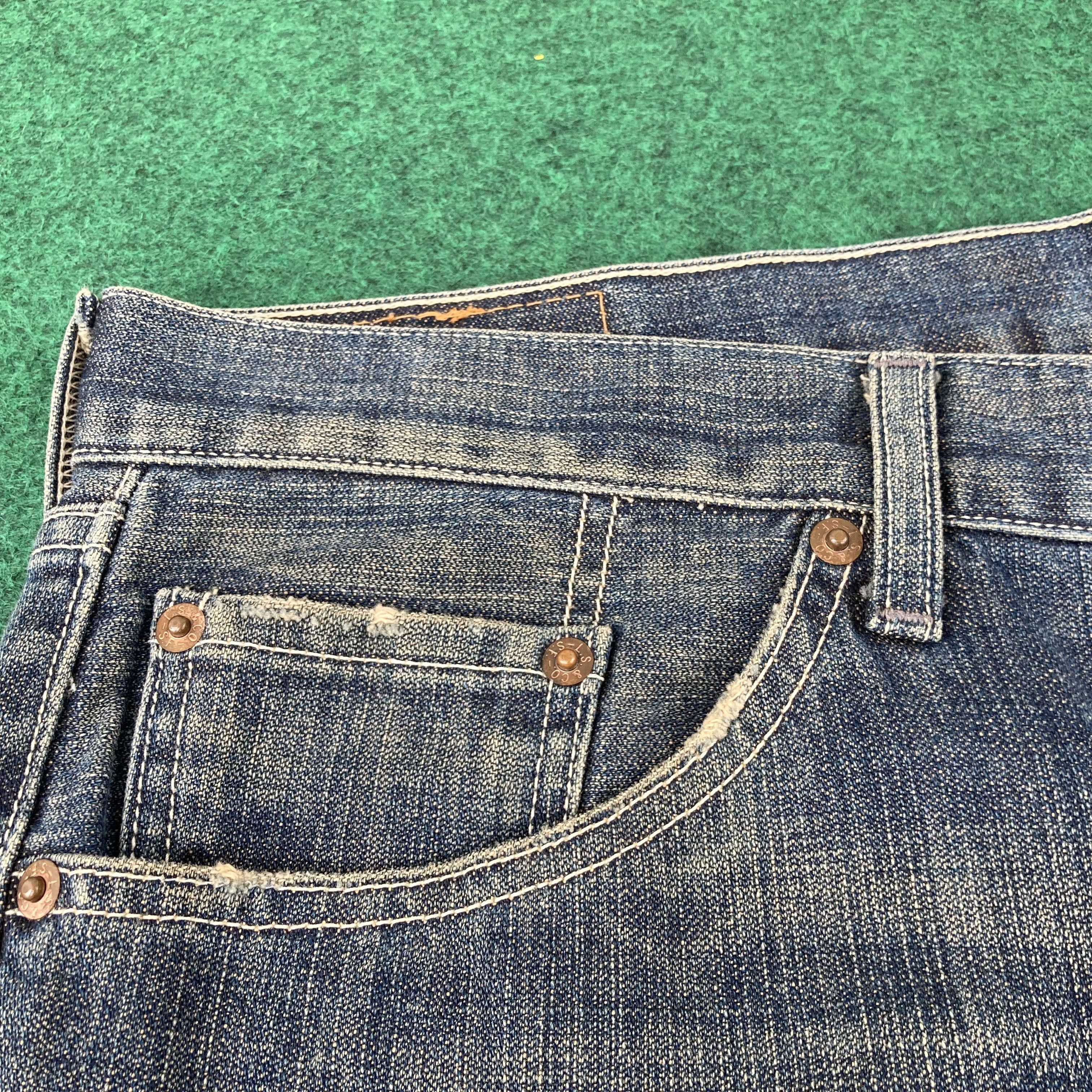 Levi's 34x33.5 Vtg Levis 517 Denim Flare Bootcut Sz 34 Jeans Size US 34 / EU 50 - 5 Thumbnail
