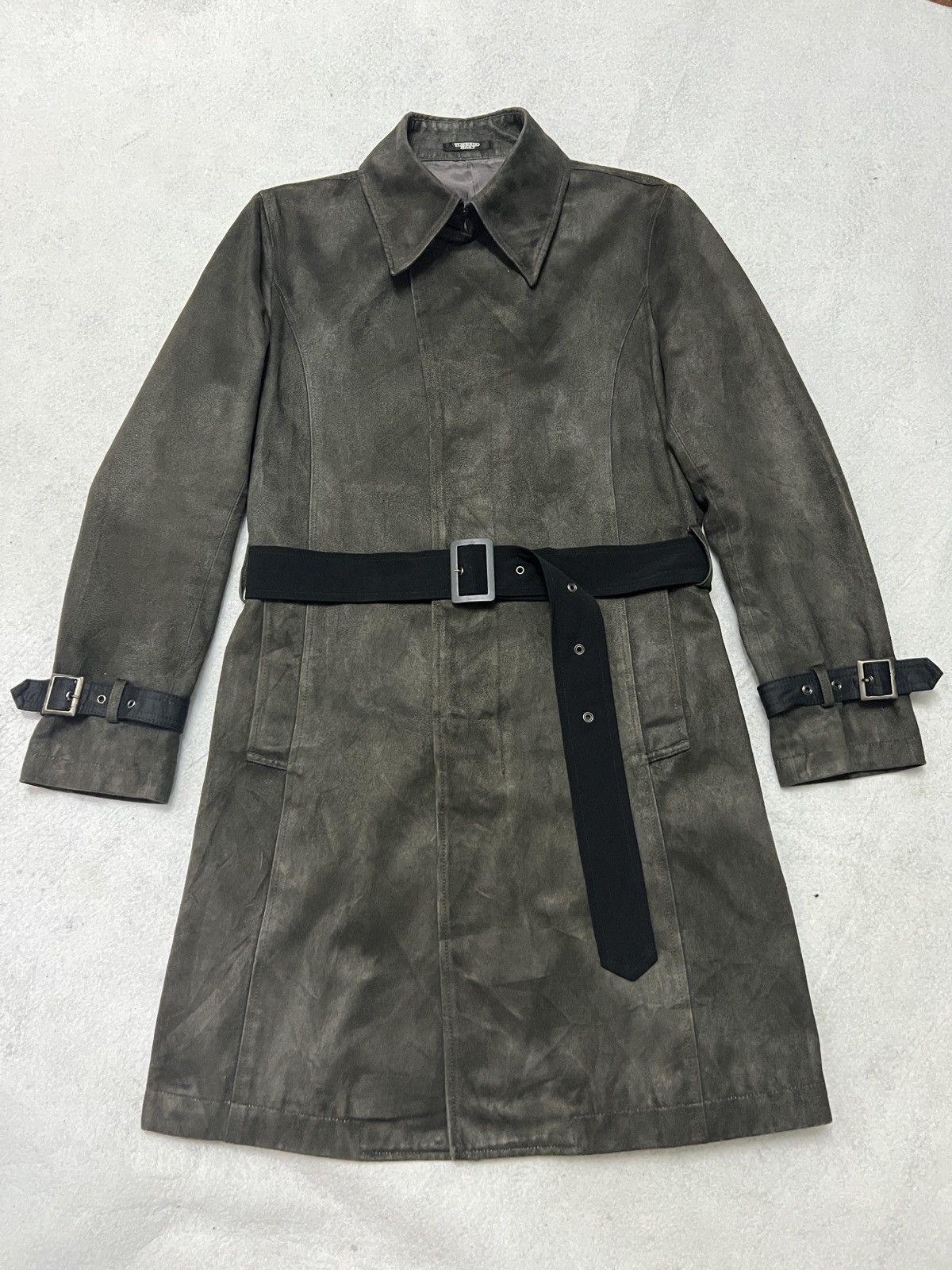 Tornado Mart 551. Tarnado Mart Trench Coat Size L / US 10 / IT 46 - 1 Thumbnail