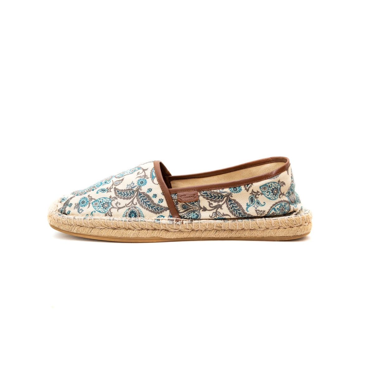 Gucci GUCCI Men’s Cloth espadrilles Creme and multicolor paisley Size US 9 / EU 42 - 3 Thumbnail