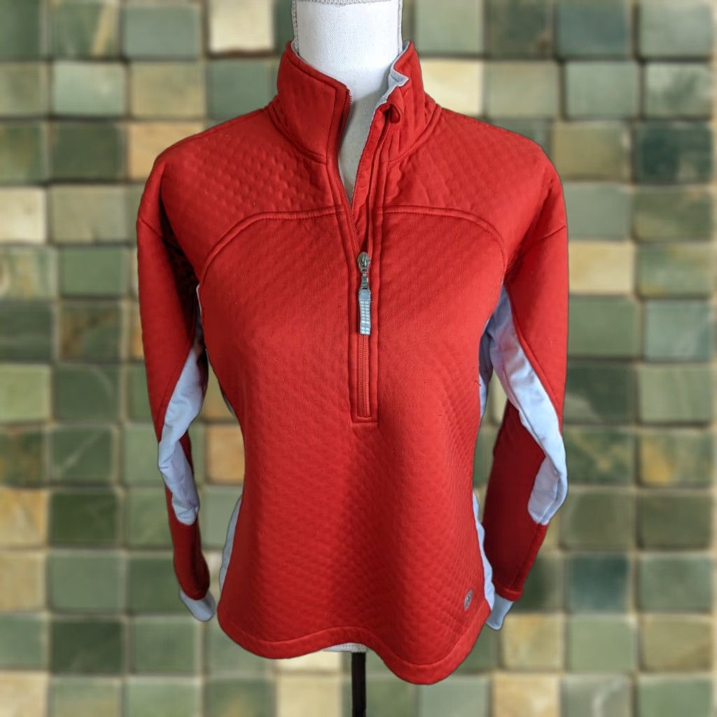 Nike Nike Sphere Thermal 1/2 Zip Women's Jacket M Red Blue Sweatshirt Flaw Size M / US 6-8 / IT 42-44 - 1 Thumbnail