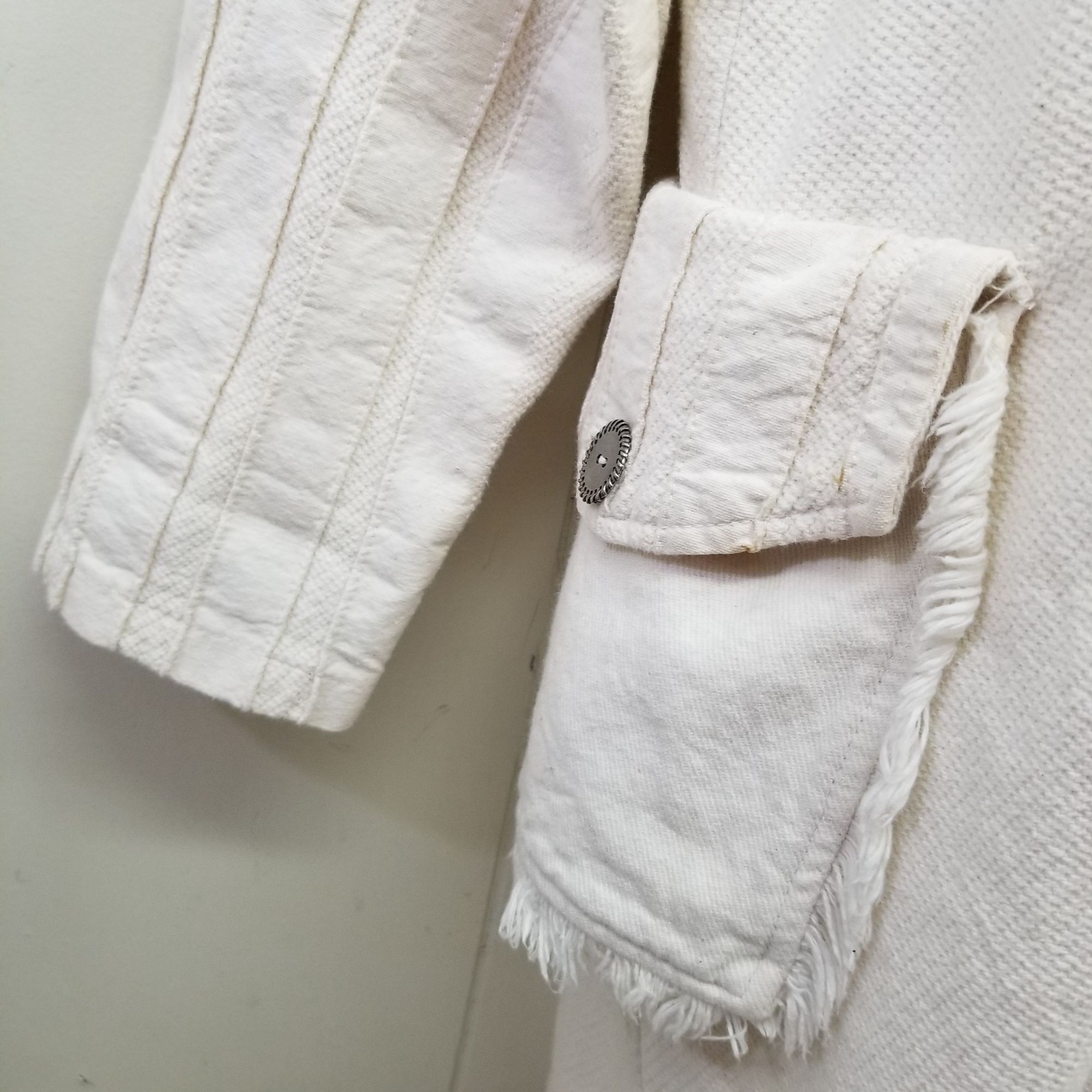 Other Fitz S Cream Textured Fringe Jacket Pockets CANADA Winter La Size S / US 4 / IT 40 - 4 Thumbnail