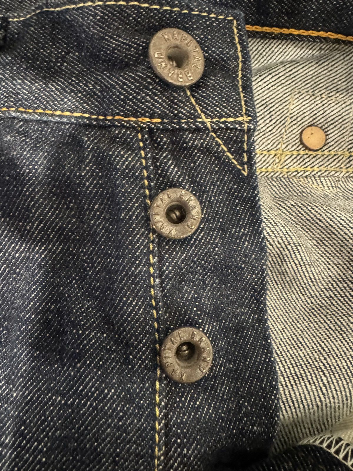 Kapital Kapital Bone Embroidered Denim Pants Indigo Size US 32 / EU 48 - 7 Thumbnail