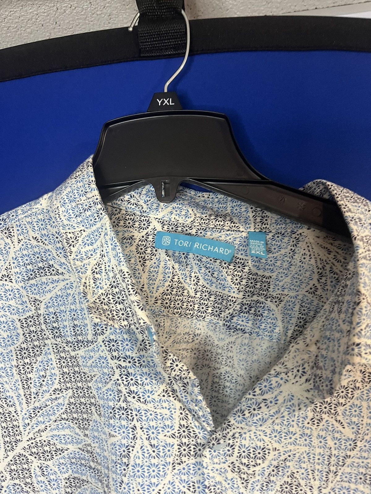 Tori Richard 💥 RARE 💥 Tory Richard Fern Floral All Over Print Shirt Size US XXL / EU 58 / 5 - 2 Thumbnail