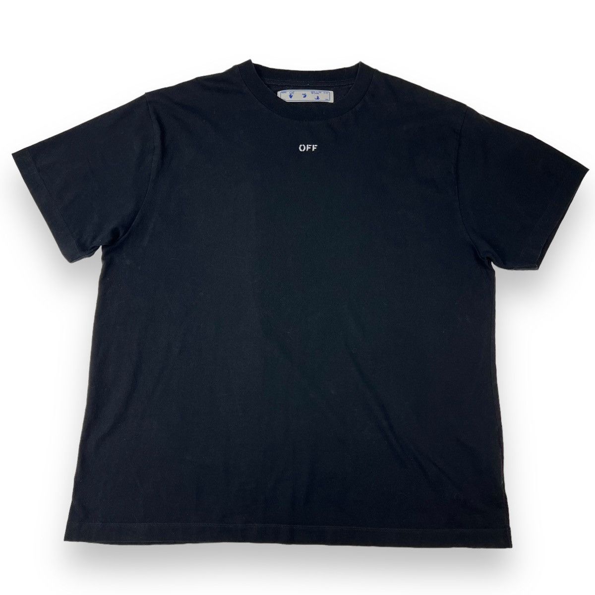 Off-White Off-White Stencil Arrows Black T Shirt Size US L / EU 52-54 / 3 - 2 Thumbnail