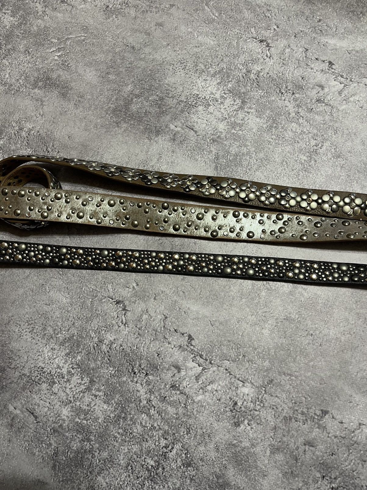 Vintage Vintage bundle of three belts as B B Simon y2k Size ONE SIZE - 2 Thumbnail