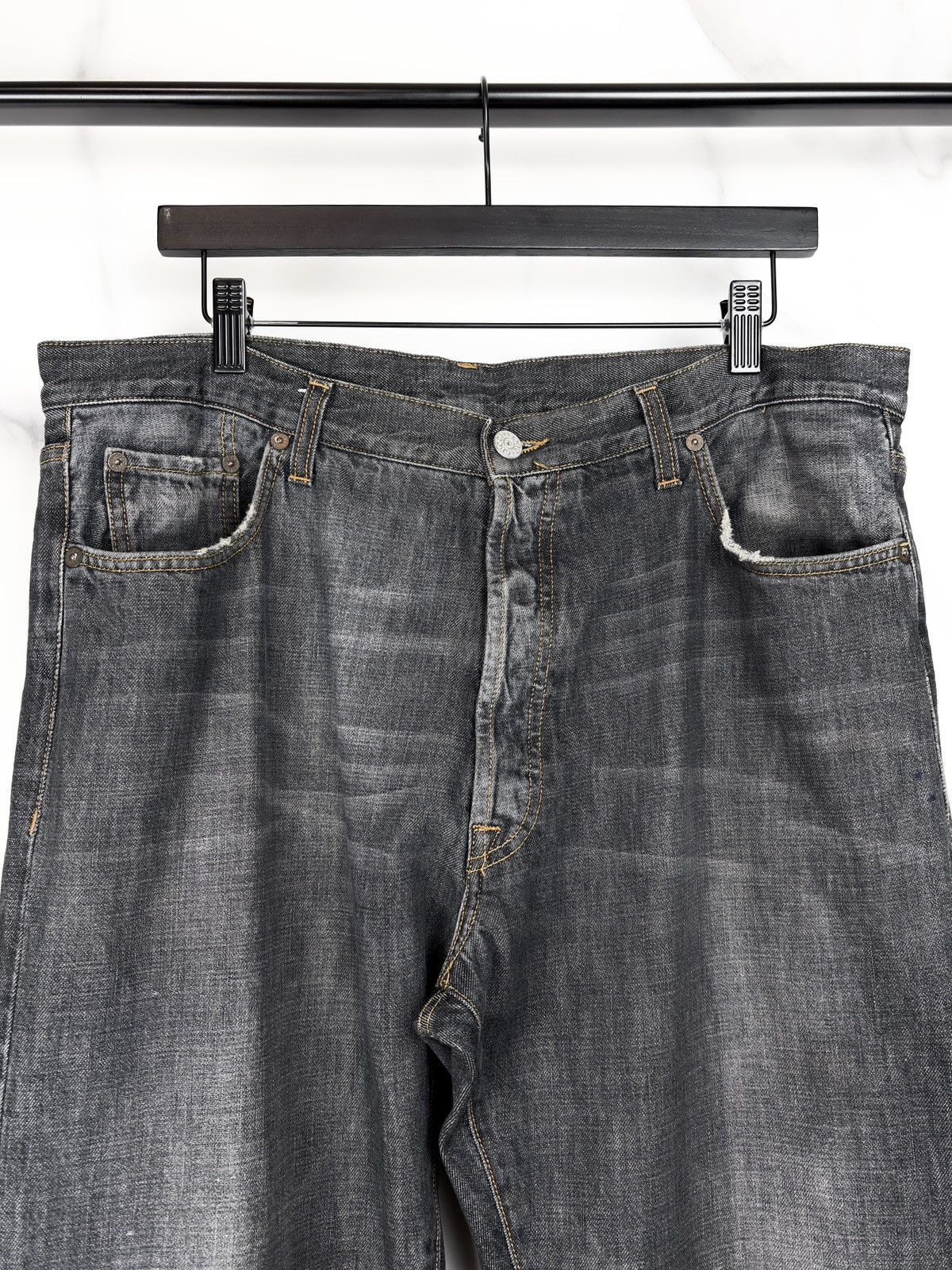 Gucci Gucci Tom Ford Vintage Bootcut Faded Gray Denim Jeans Size US 36 / EU 52 - 3 Thumbnail