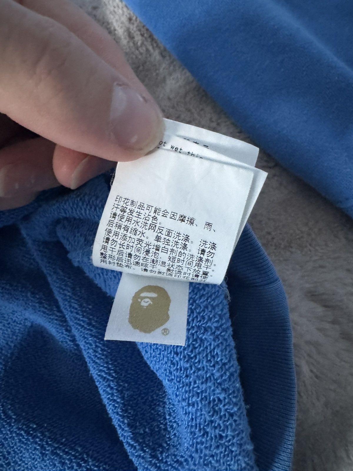 Bape BAPE Pastel Color Big Logo Wide Pullover Hoodie Size US XXL / EU 58 / 5 - 5 Thumbnail