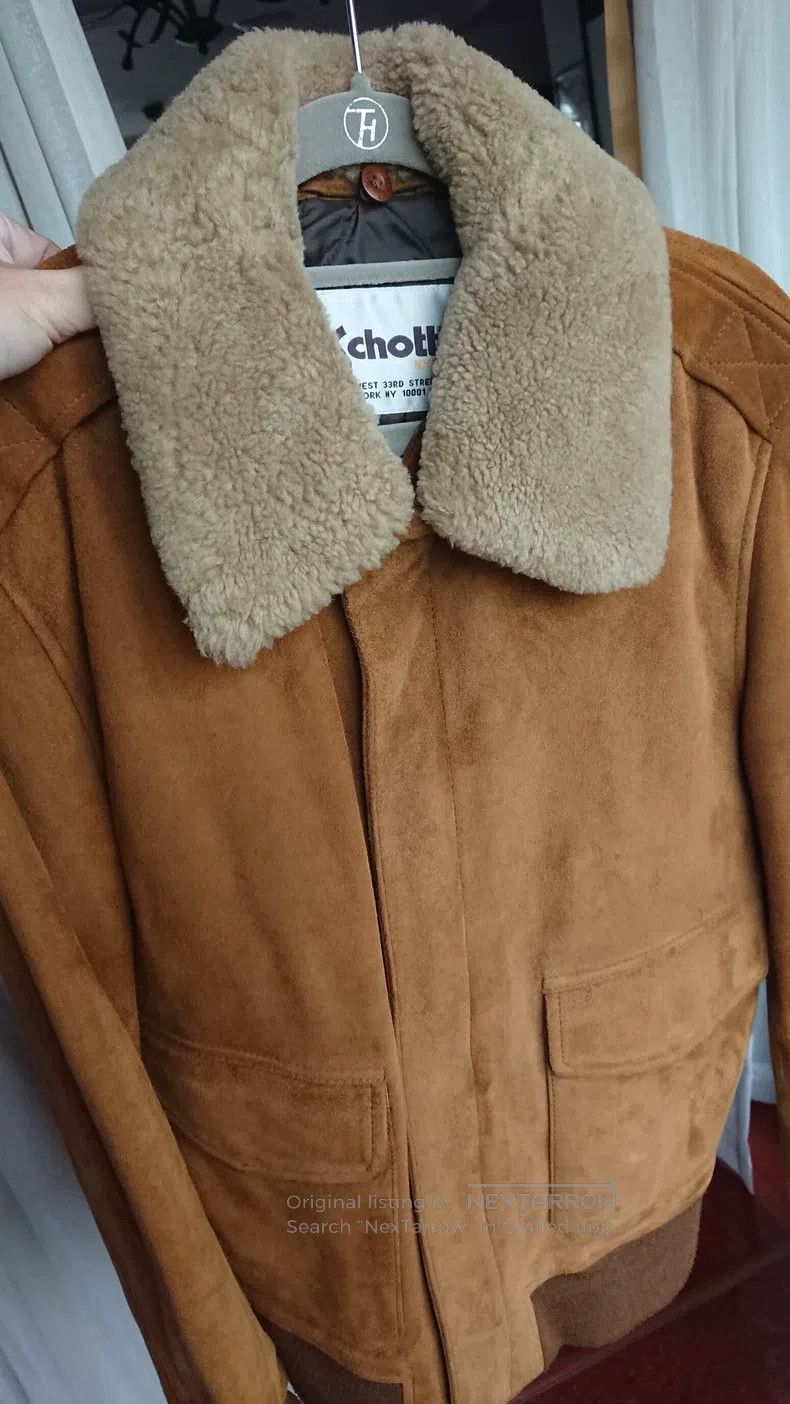 Schott Schott Suede leather coat Size US S / EU 44-46 / 1 - 2 Thumbnail