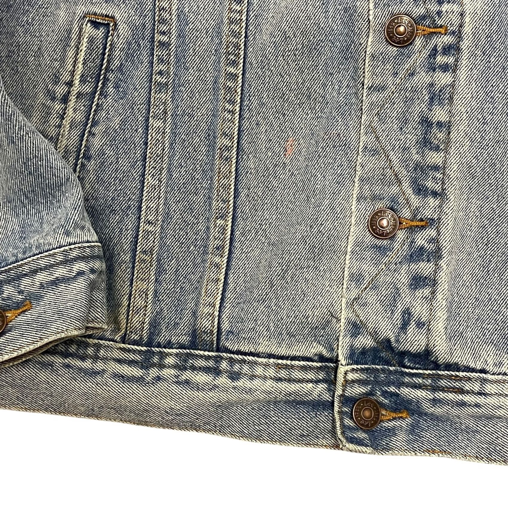 Lee Vintage Lee Denim Jacket XL Blue Trucker 90s Western Mens Size US XL / EU 56 / 4 - 7 Thumbnail