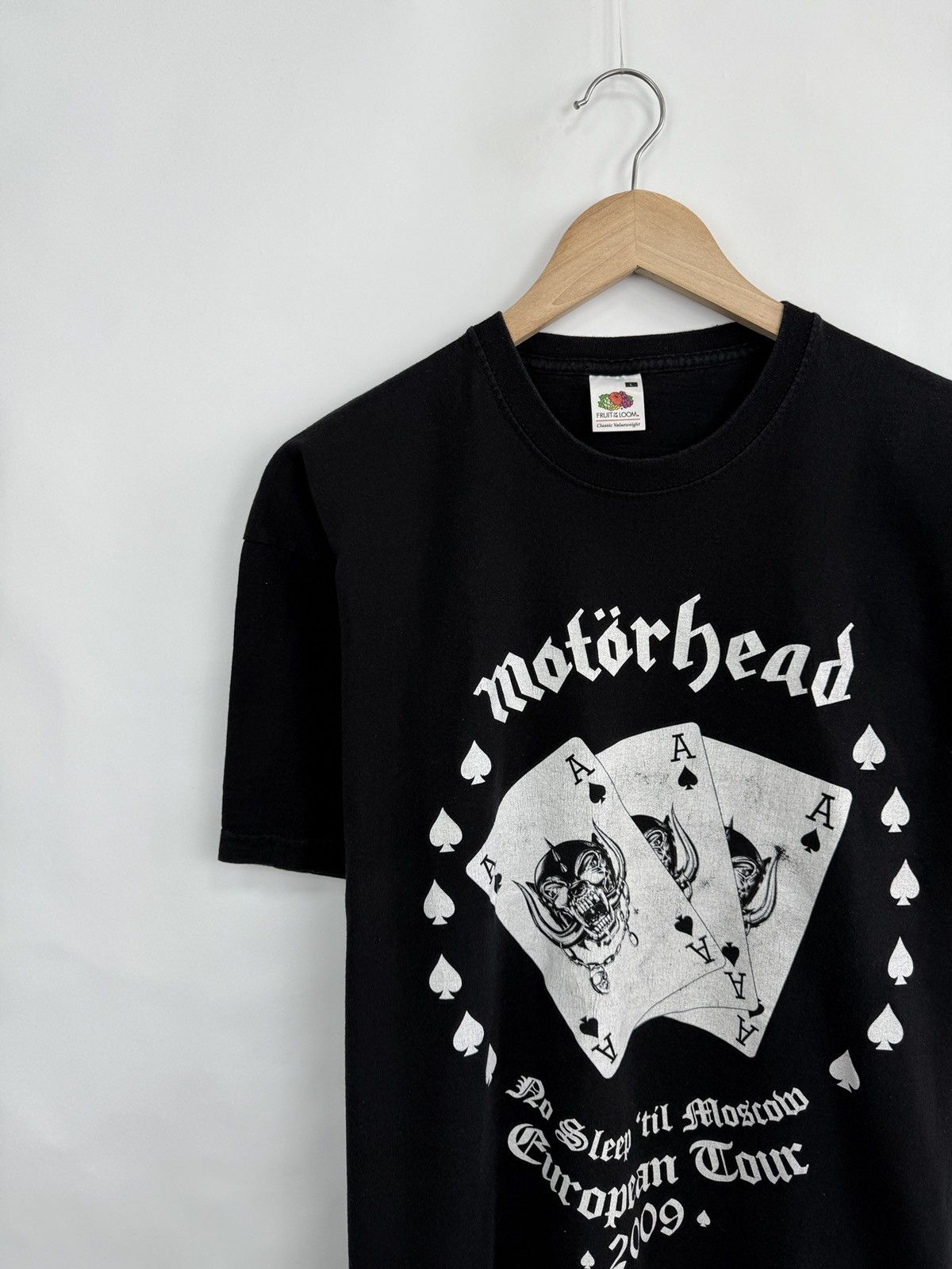 Fruit Of The Loom 🇬🇧 Vintage 2009 Motorhead Rock Band T-Shirt Retro Rare Y2K Size US L / EU 52-54 / 3 - 2 Thumbnail