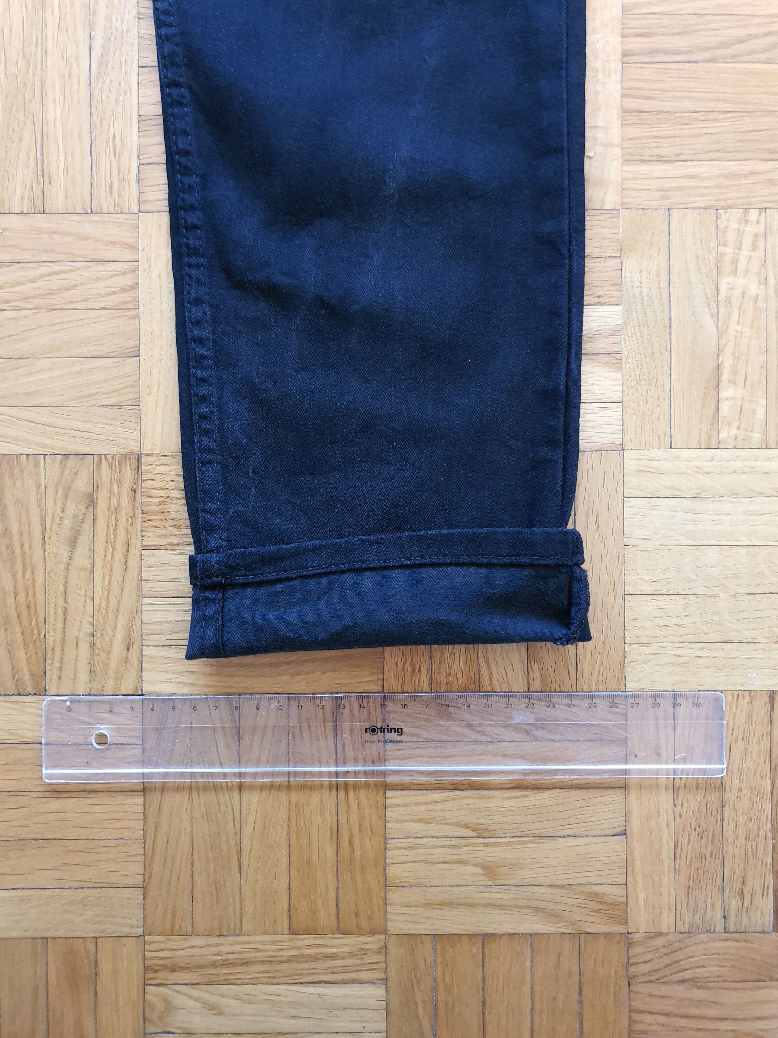 Levi's '502 Taper Jeans' (PC9: 29507-0001) - Black - Sz W33 L32 Size US 33 - 13 Thumbnail