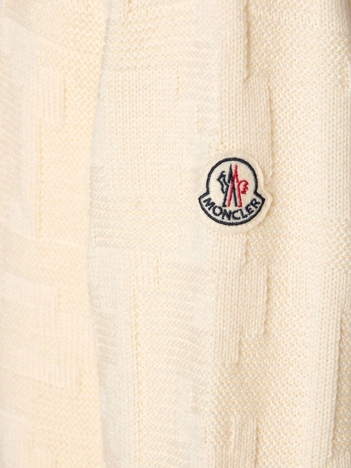 Moncler MONCLER $960 Men's White Wool Sweater New M Size US M / EU 48-50 / 2 - 3 Thumbnail