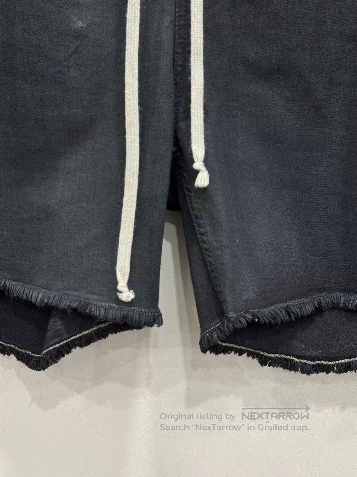 Rick Owens rick owens waxed denim shorts size 5. Size US 40 / EU 56 - 4 Thumbnail