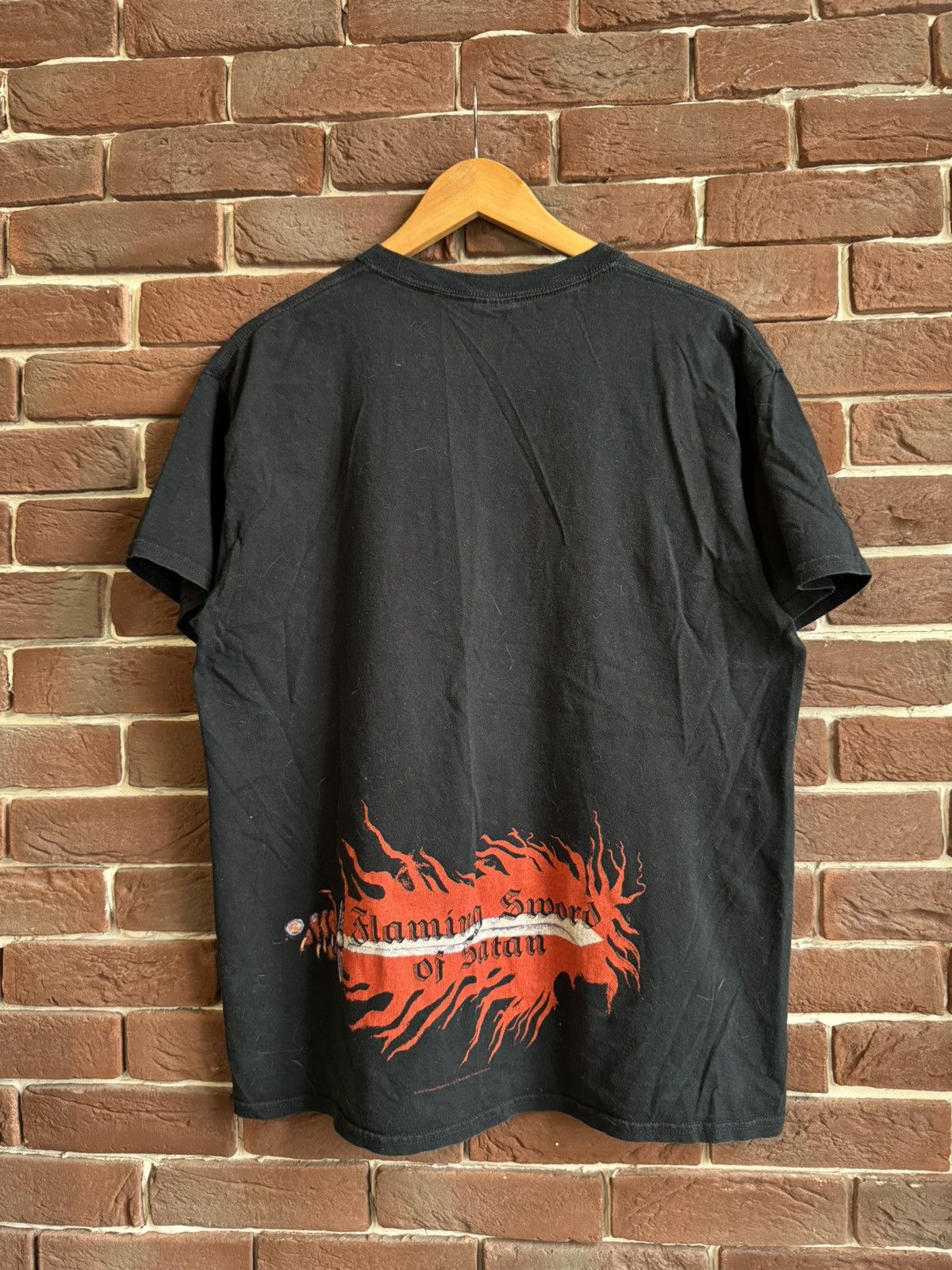 Band Tees 00s Impaled Nazarene Satan Vintage Black Metal Band Tee Size US L / EU 52-54 / 3 - 2 Thumbnail